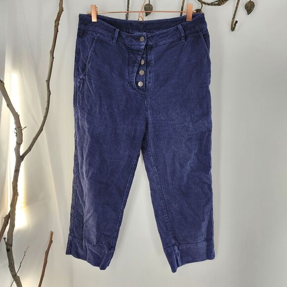 Fried rice nyc blue corduroy baggy button fly pants - Picture 1 of 9